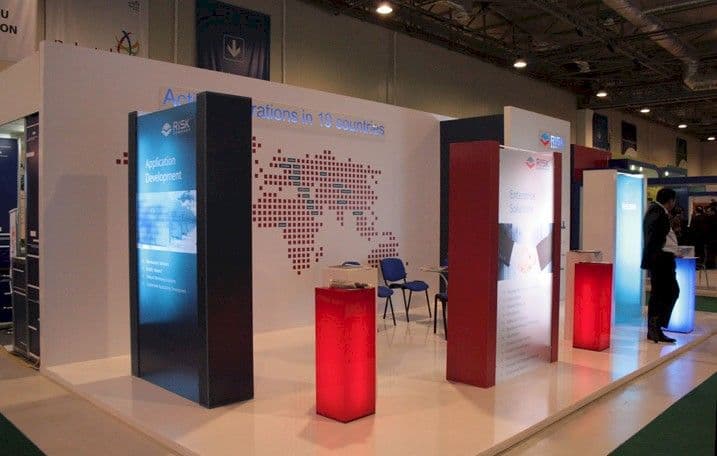 R.I.S.K. company stand creation for BakuTel 2011 exhibition  2.jpg