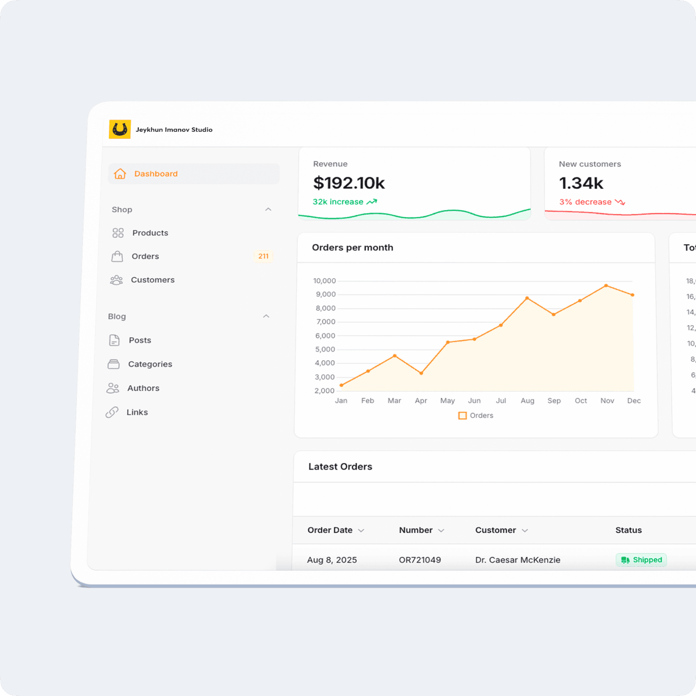 Admin Panel from scratch