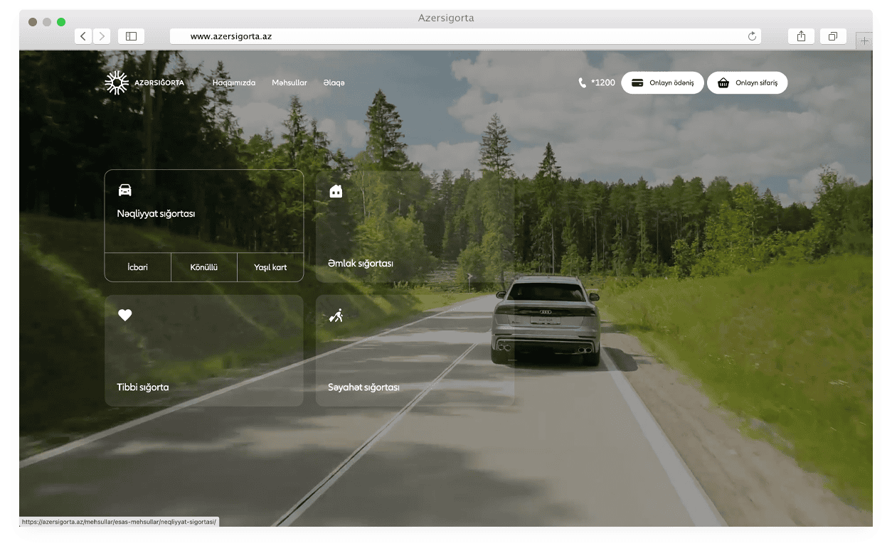 Website for Azərsığorta  2.png