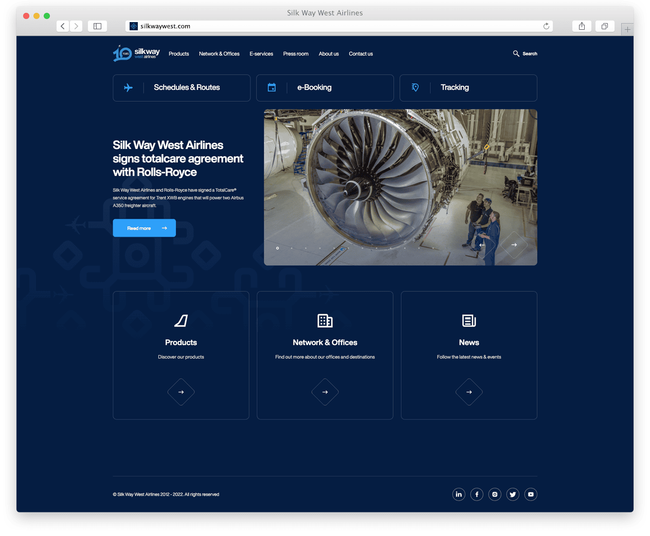 Website for Silk Way West Airlines .png