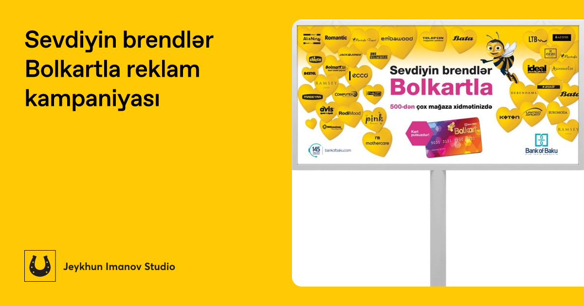 Sevdiyin brendlər Bolkartla reklam kampaniyası