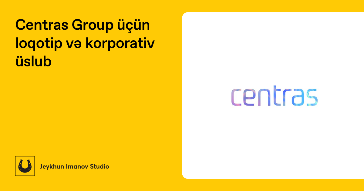 Centras Group üçün loqotip və korporativ üslub
