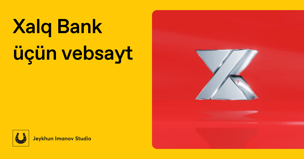 Xalq Bank üçün vebsayt