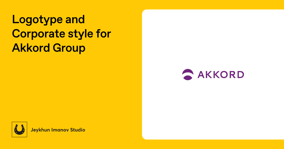 Logotype and Corporate style for Akkord Group