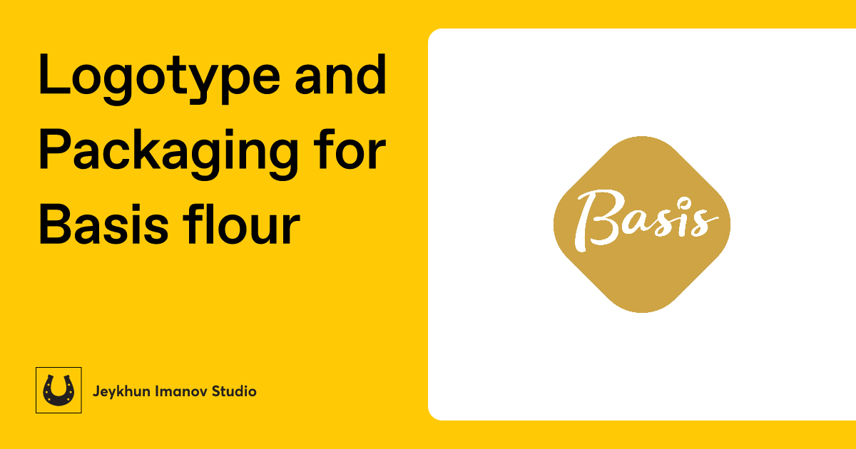 Logotype and Packaging for Basis flour