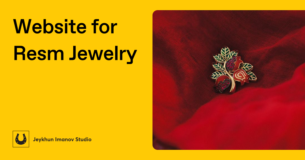 Website for Resm Jewelry